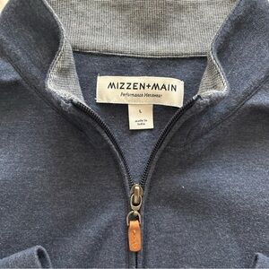 Mizzen+Main Men's Navy Blue Quarter Zip